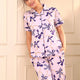 Bow Print Premium Nightwear Pajama Set