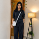 Midnight Korean Black Co-Ord Set With Full Sleeves